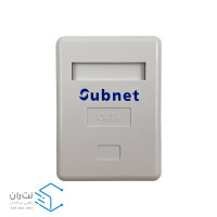 قیمت و خرید کیستون باکس شبکه تک پورت یوبی نت Cat6 utp | نت ران